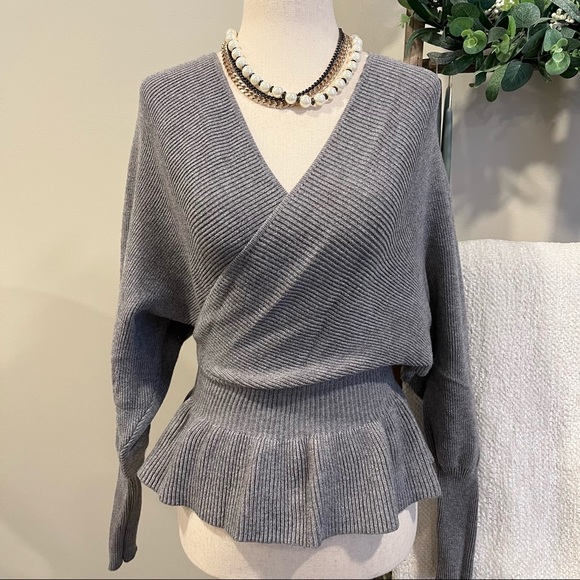 🦭 Fashion Nova V Neck Surplice Sweater - Picture 4 of 16